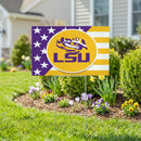 Lsu Tigers Stars & Stripes Yard Sign