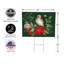Twas The Night Joy Yard Sign, 24"x18"