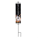 Halloween Ghost Family PVC Vertical Yard Sign, 8"Wx30"H
