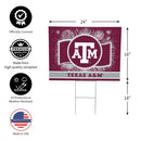 Texas A&M Yard Sign, Patriotic