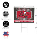 Tampa Bay Buccaneers Yard Sign, Patriotic