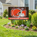 Cleveland Browns Yard Sign, Patriotic