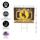 University of Wyoming Yard Sign, Patriotic