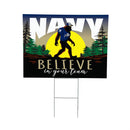US Naval Academy Yard Sign, Bigfoot