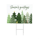 Shades of Emerald Yard Sign, "Seasons Greetings", 24"x18"