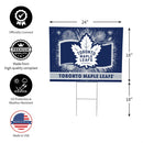 Toronto Maple Leafs Yard Sign, Patriotic