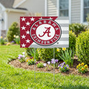 Alabama Crimson Tide Stars & Stripes Yard Sign