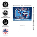 Tennessee Titans Yard Sign, Patriotic
