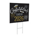 This Calls For Cake Graduation 2026 Yard Sign, "Congratulations Class of 2026", 24"x18"
