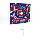 Montreal Canadiens Yard Sign, Holiday