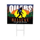 Edmonton Oilers Yard Sign, Bigfoot