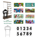 Horizontal Yard Sign Display