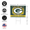 Green Bay Packers Yard Sign, Patriotic