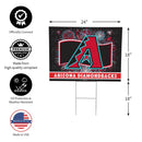 Arizona Diamondbacks Yard Sign, Patriotic