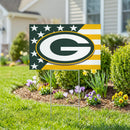 Green Bay Packers Stars & Stripes Yard Sign