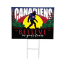 Montreal Canadiens Yard Sign, Bigfoot