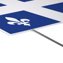 Canada Quebec Yard Sign with H-Stake, 24"x18"