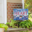 Hearts in Action for Texas Yard Sign "Lone Star Heart"