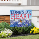 Hearts in Action for Texas Yard Sign "Lone Star Heart"