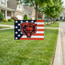 Chicago Bears Stars & Stripes Yard Sign