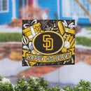 San Diego Padres Yard Sign, Holiday