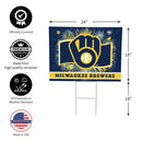 Milwaukee Brewers Yard Sign, Patriotic