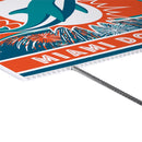 Miami Dolphins Yard Sign, Patriotic