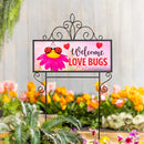 Love Bugs Welcome Horizontal Yard Sign