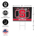 North Carolina State University Yard Sign, Patriotic