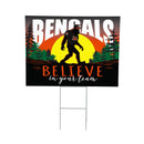New England Patriots Yard Sign, Bigfoot