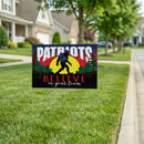 New England Patriots Yard Sign, Bigfoot