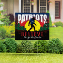 New England Patriots Yard Sign, Bigfoot
