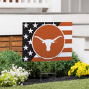 Texas Longhorns Stars & Stripes Yard Sign