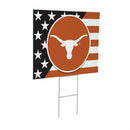 Texas Longhorns Stars & Stripes Yard Sign