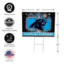 Carolina Panthers Yard Sign, Patriotic