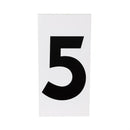4" x 8" PVC Address Number of 5
