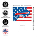 Buffalo Bills Stars & Stripes Yard Sign