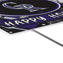 Colorado Rockies Yard Sign, Holiday