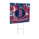 Boston Red Sox Yard Sign, Holiday