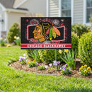 Chicago Blackhawks Yard Sign, Patriotic