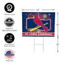 St Louis Cardinals Yard Sign, Patriotic