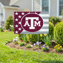 Texas A&M Aggies Stars & Stripes Yard Sign