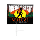 Oregon State University Yard Sign, Bigfoot