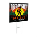 Oregon State University Yard Sign, Bigfoot