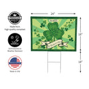 St. Patrick's Day Yard Sign, 24"x18"