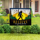 West Virginia University Yard Sign, Bigfoot
