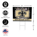 New Orleans Saints Yard Sign, Patriotic