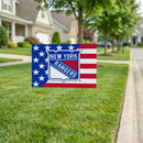 New York Rangers Stars & Stripes Yard Sign