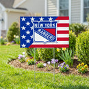 New York Rangers Stars & Stripes Yard Sign