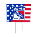 New York Rangers Stars & Stripes Yard Sign